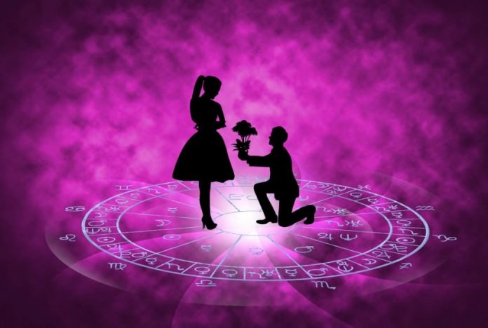 12 Zodiako ženklų ir vyras priklaupęs