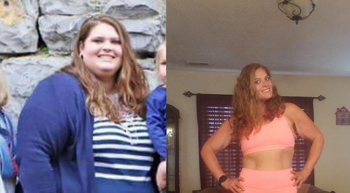 Moteris, atsikračiusi beveik 100 kg. svorio, dabar moko kitus sveikai gyventi