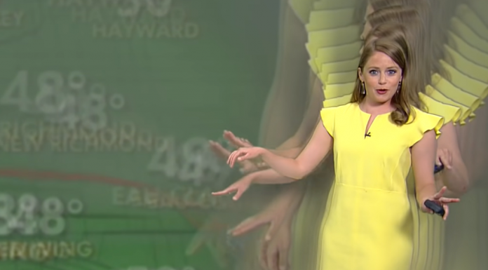 Televizija iškrėtė pokštą: meteorologė net sutriko, kai pradėjo „daugintis“ tiesioginiame eteryje (vaizdo įrašas)