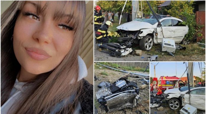 Tragedija Mehedincio mieste: 23 metų mergina, atvykusi atostogų iš Vokietijos, žuvo eismo įvykyje